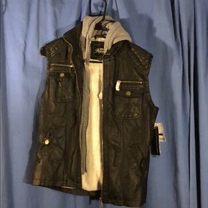 Leather vest